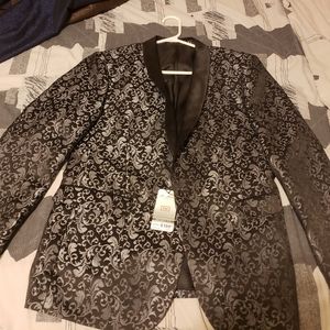 Black and silver Men's Blazer for Formal Events